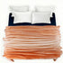 Ombre Heavy Winter Season Double Bed Reversible Blanket - Tangerine