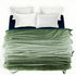Ombre Heavy Winter Season Double Bed Reversible Blanket - Green
