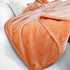 Ombre Heavy Winter Season Double Bed Reversible Blanket - Tangerine