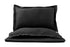 Midnight Black Flat Premium Cotton Bedsheet Set