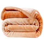 Ombre Heavy Winter Season Double Bed Reversible Blanket  - Tangerine