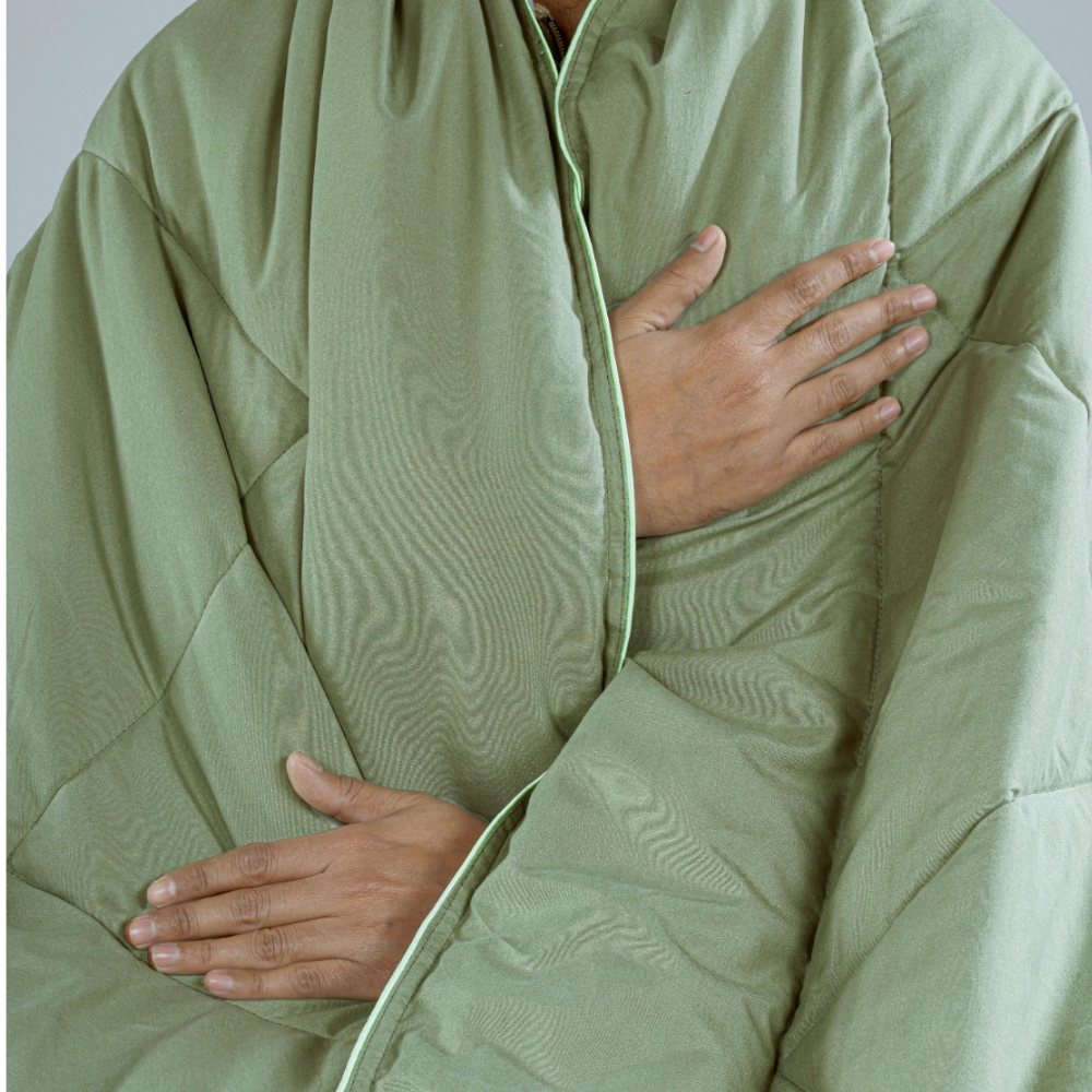 Premium Double Bed Reversible Comforter - Avacado
