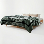 Tulip Heavy Winter Season Double Bed Reversible Blanket  - Ambrose Grey