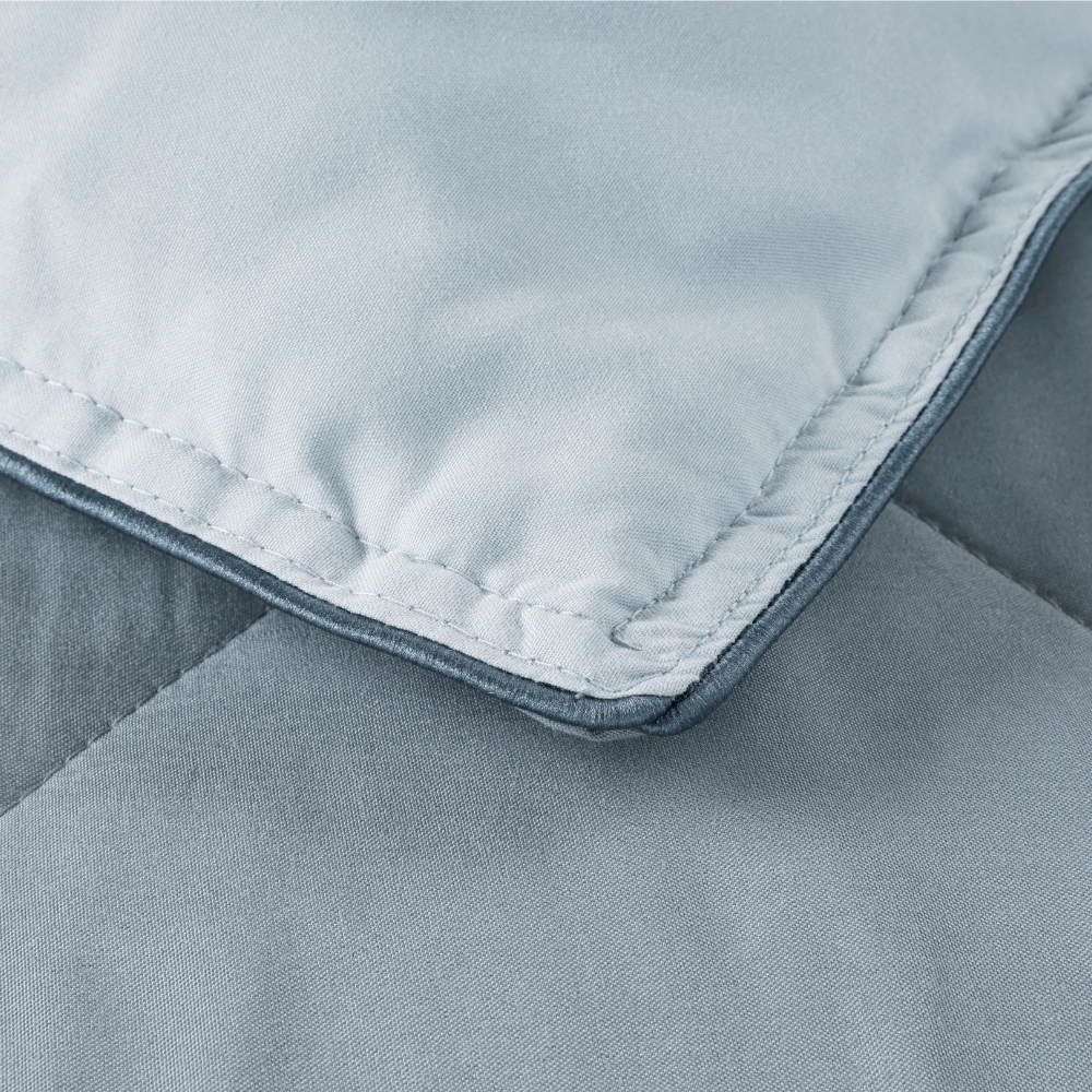 Premium Double Bed Reversible Comforter - Ash Grey