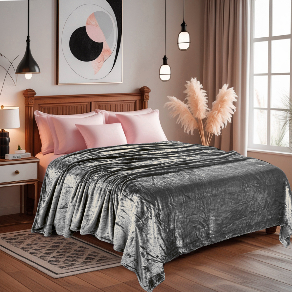 Cloud Grey - Super Soft All Season Premium AC Blanket