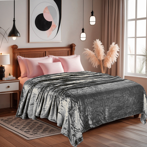 Cloud Grey - Super Soft All Season Premium AC Blanket