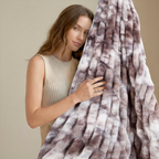 Rabbit Faux Fur Blanket – Limited American Edition - Walnut