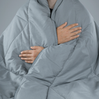Premium Double Bed Reversible Comforter - Ash Grey