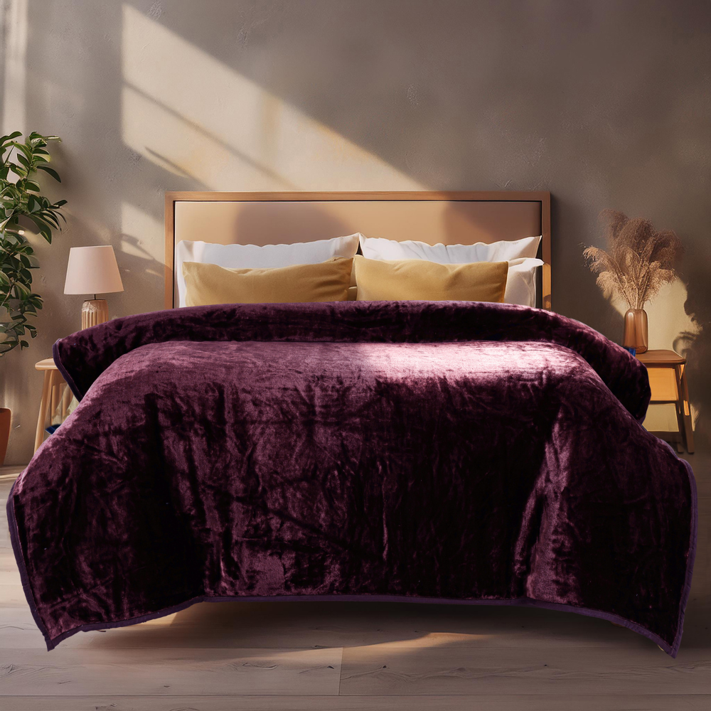 Wine Shade - Premium Double Bed All Season Blanket