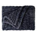Rabbit Faux Fur Blanket – Limited American Edition - Midnight