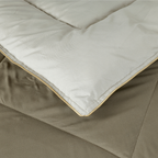 Premium Double Bed Reversible Comforter - Olive Green