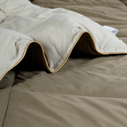 Premium Double Bed Reversible Comforter - Olive Green