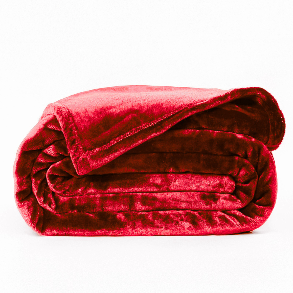 Scarlet Red - Super Soft All Season Premium AC Blanket