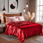 Scarlet Red - Super Soft All Season Premium AC Blanket