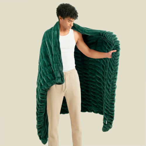 Rabbit Faux Fur Blanket – Limited American Edition - Forest