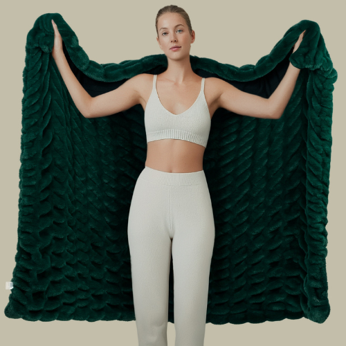 Rabbit Faux Fur Blanket – Limited American Edition - Forest