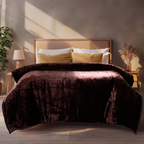 Chocolate Shade  - Premium Double Bed All Season Blanket