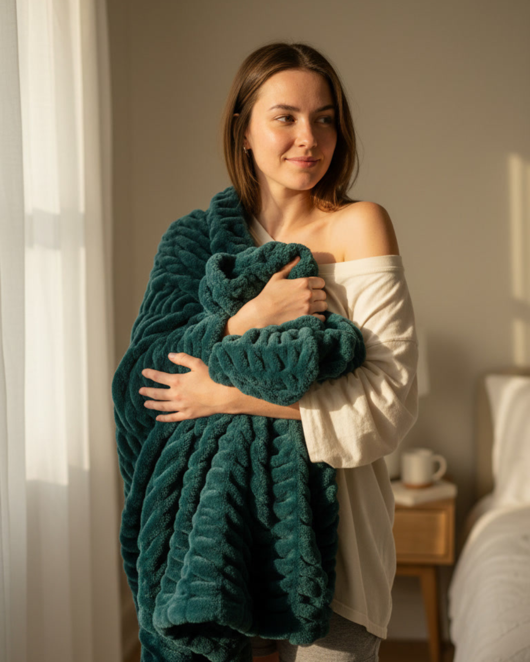 Rabbit Faux Fur Blanket – Limited American Edition - Forest