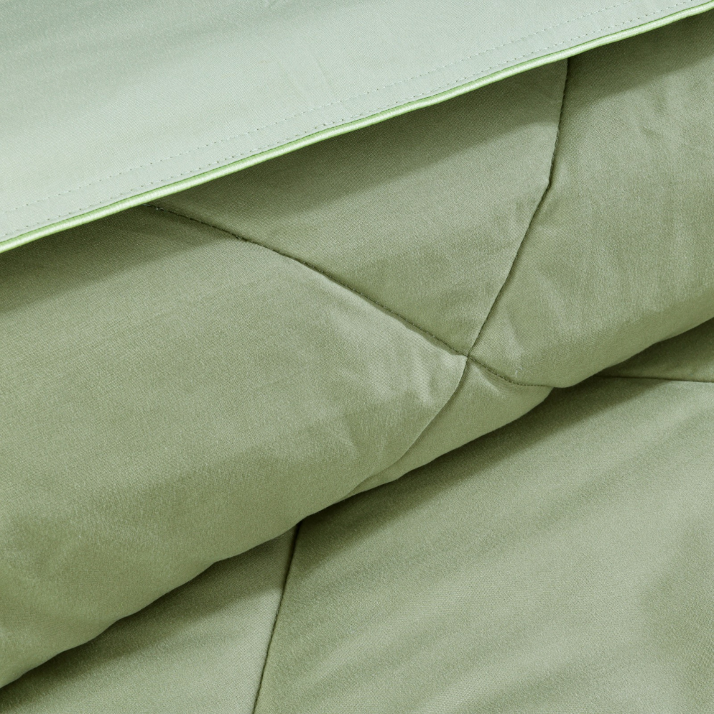 Premium Double Bed Reversible Comforter - Avacado