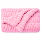 Rabbit Faux Fur Blanket – Limited American Edition - Taffy