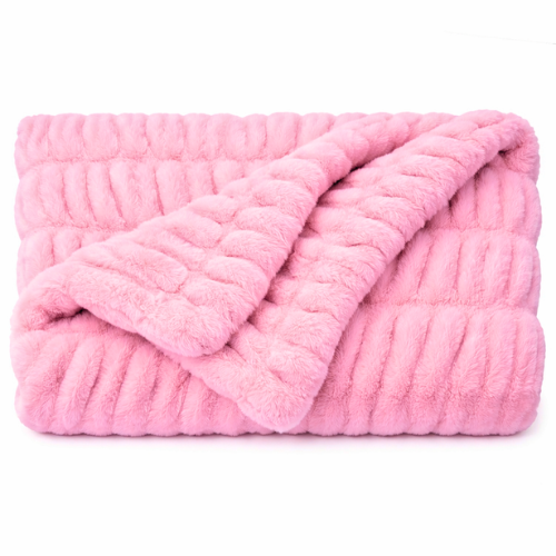 Rabbit Faux Fur Blanket – Limited American Edition - Taffy