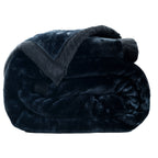 Midnight Black - Premium Double Bed All Season Blanket
