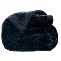 Midnight Black - Premium Double Bed All Season Blanket