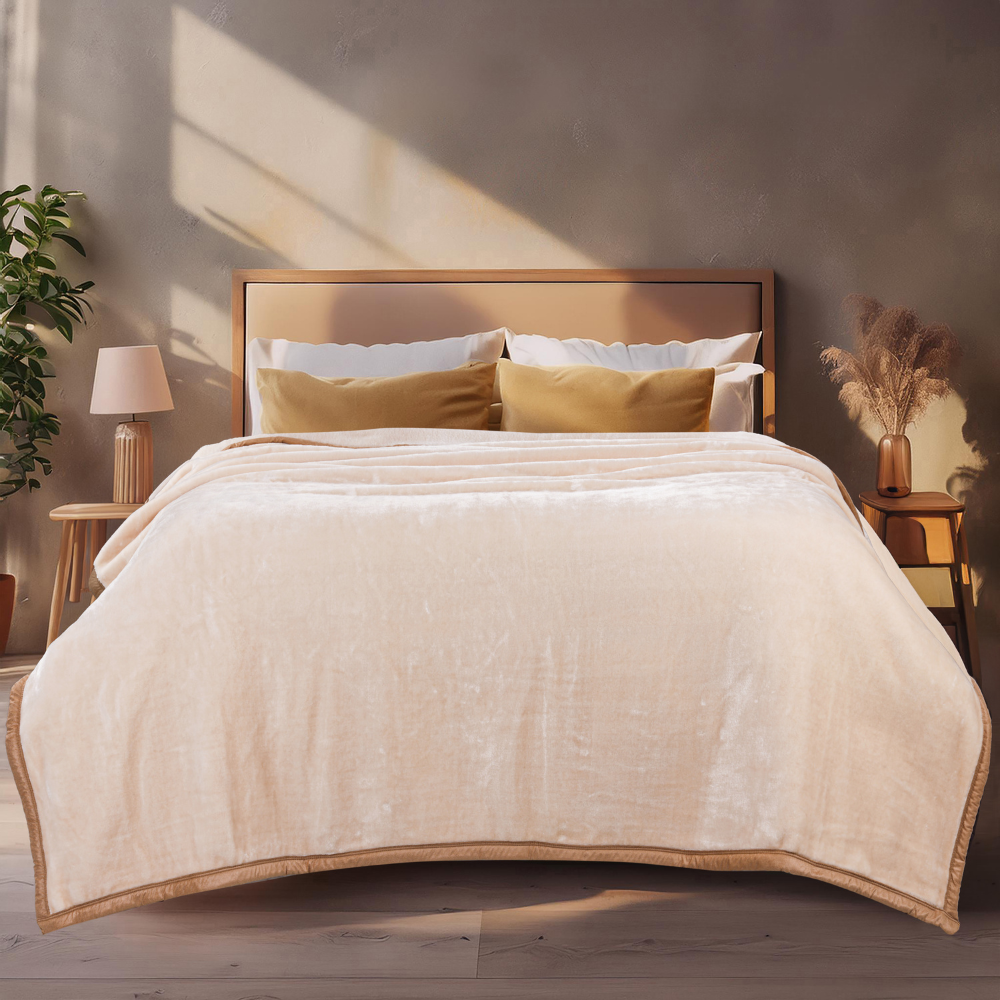 Mauve - Premium Double Bed All Season Blanket