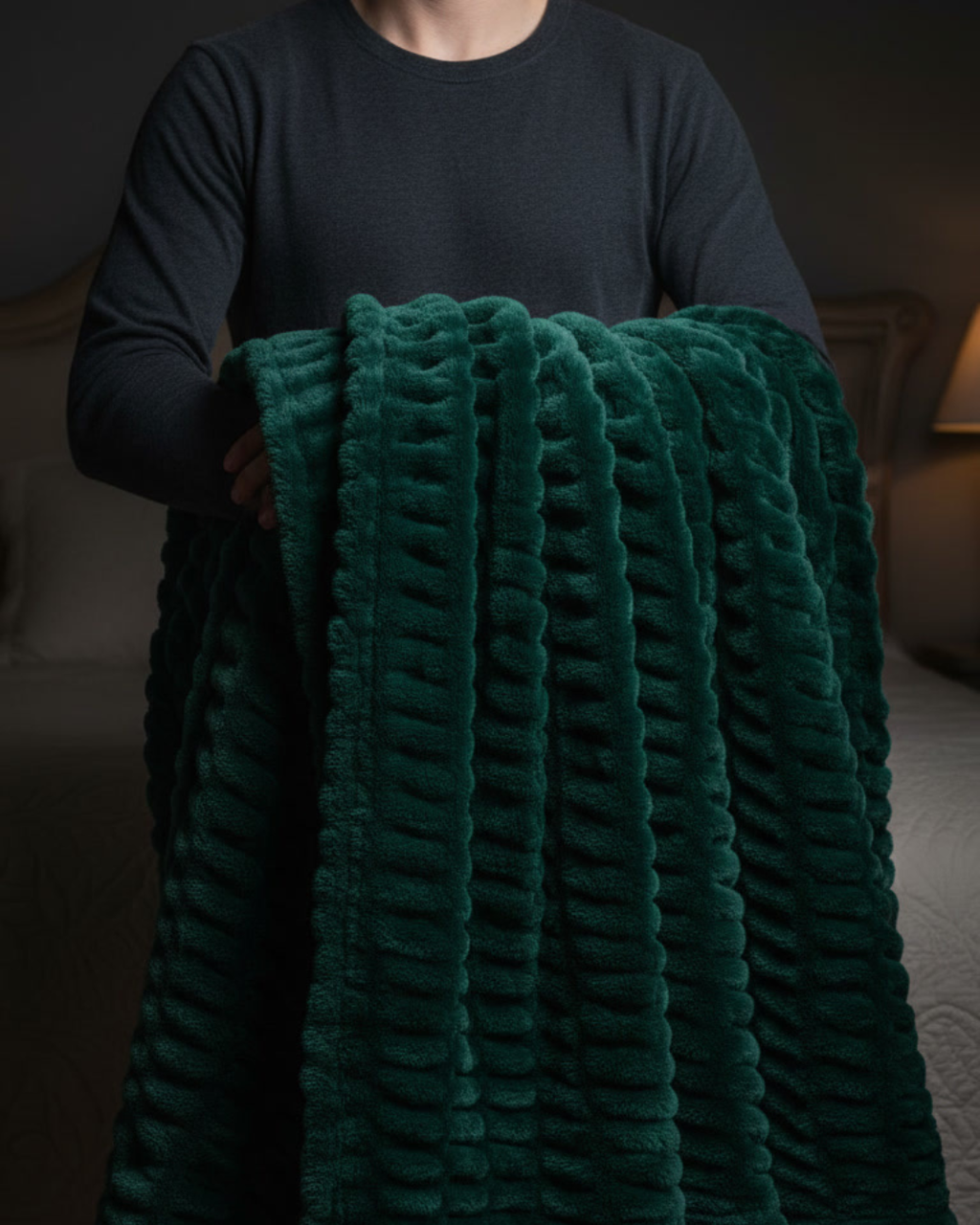 Rabbit Faux Fur Blanket – Limited American Edition - Forest