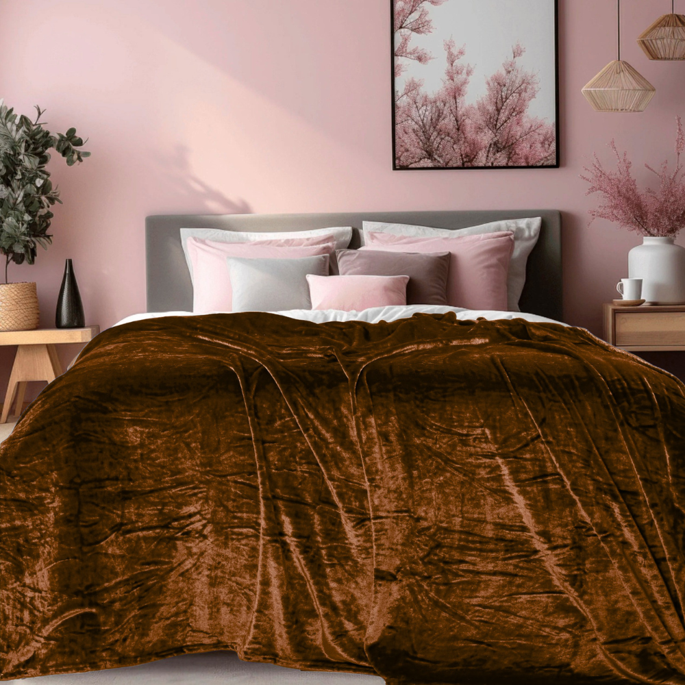 Oak Brown - Super Soft All Season Premium AC Blanket