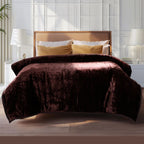 Mocha Brown - Dual Season Premium Double Bed Blanket