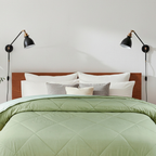 Premium Double Bed Reversible Comforter - Avacado