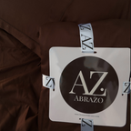 Chocolate Brown Flat Premium Cotton  Bedsheet Set