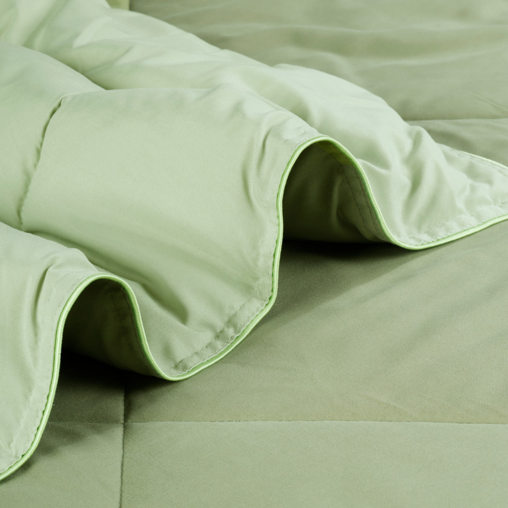 Premium Double Bed Reversible Comforter - Avacado