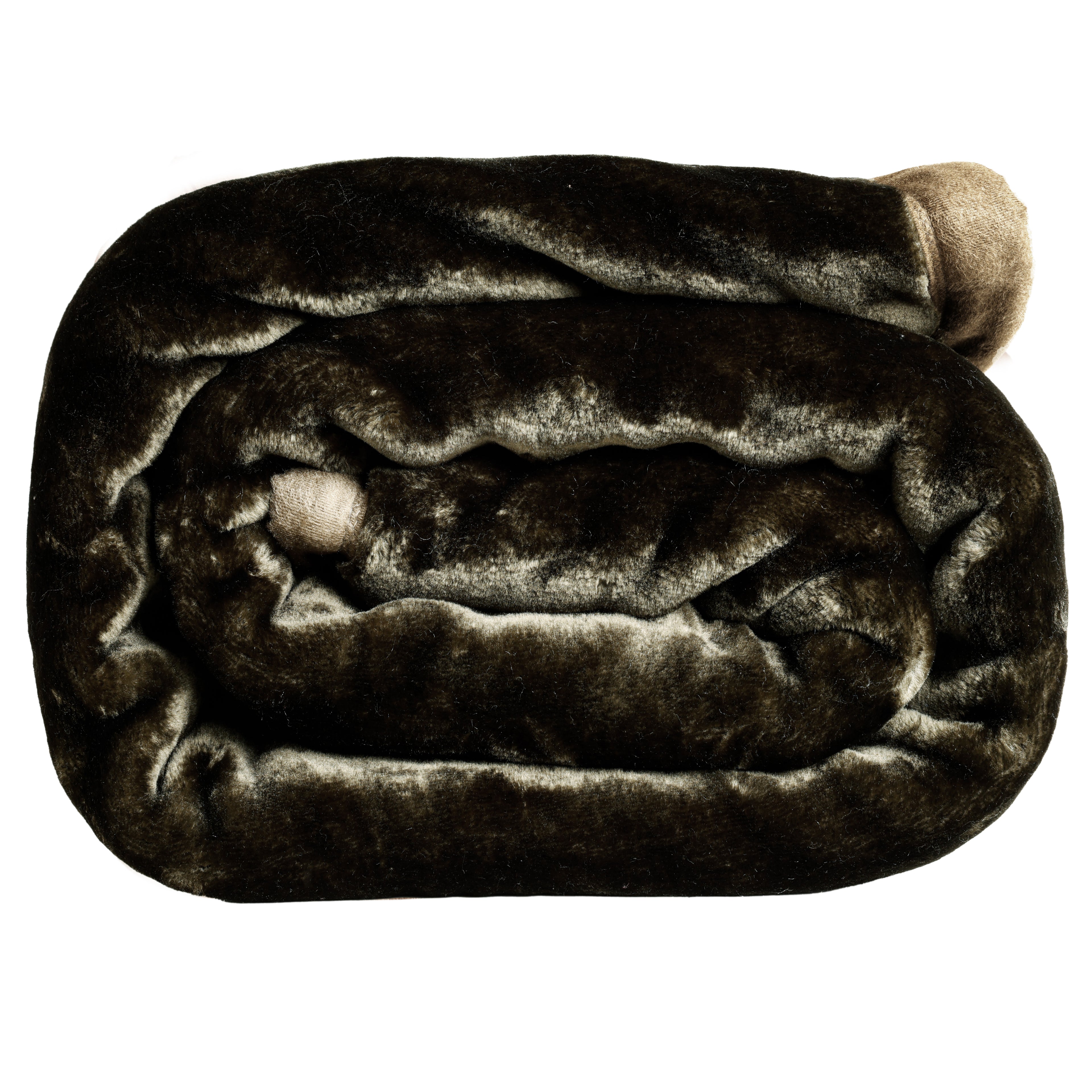 Olive Green - Dual Season Premium Double Bed Blanket