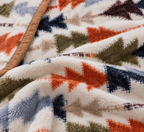 Dreamy Wrap Printed Double Bed Single Layer Blanket - Rust