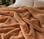 Abrazo Premium Sherpa Blanket - Beige