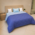 Premium Double Bed Reversible Light Weight Comforter - Violet