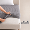 Water Proof 3 Layer Mattress Cover- Grey