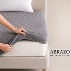 Water Proof 3 Layer Mattress Cover- Grey