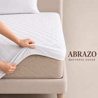 Water Proof 3 Layer Mattress Cover - White