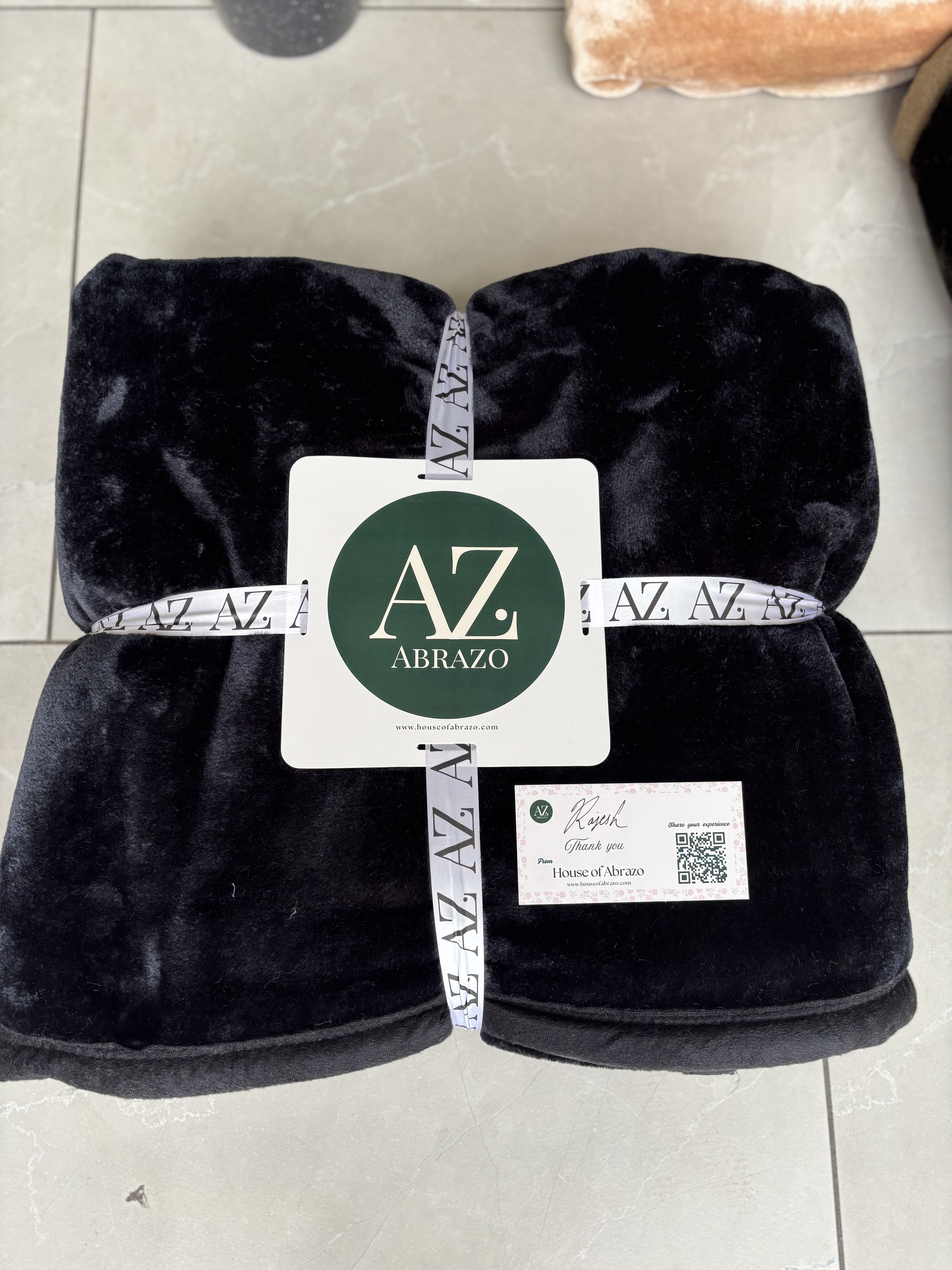 Midnight Black - Premium Double Bed All Season Blanket