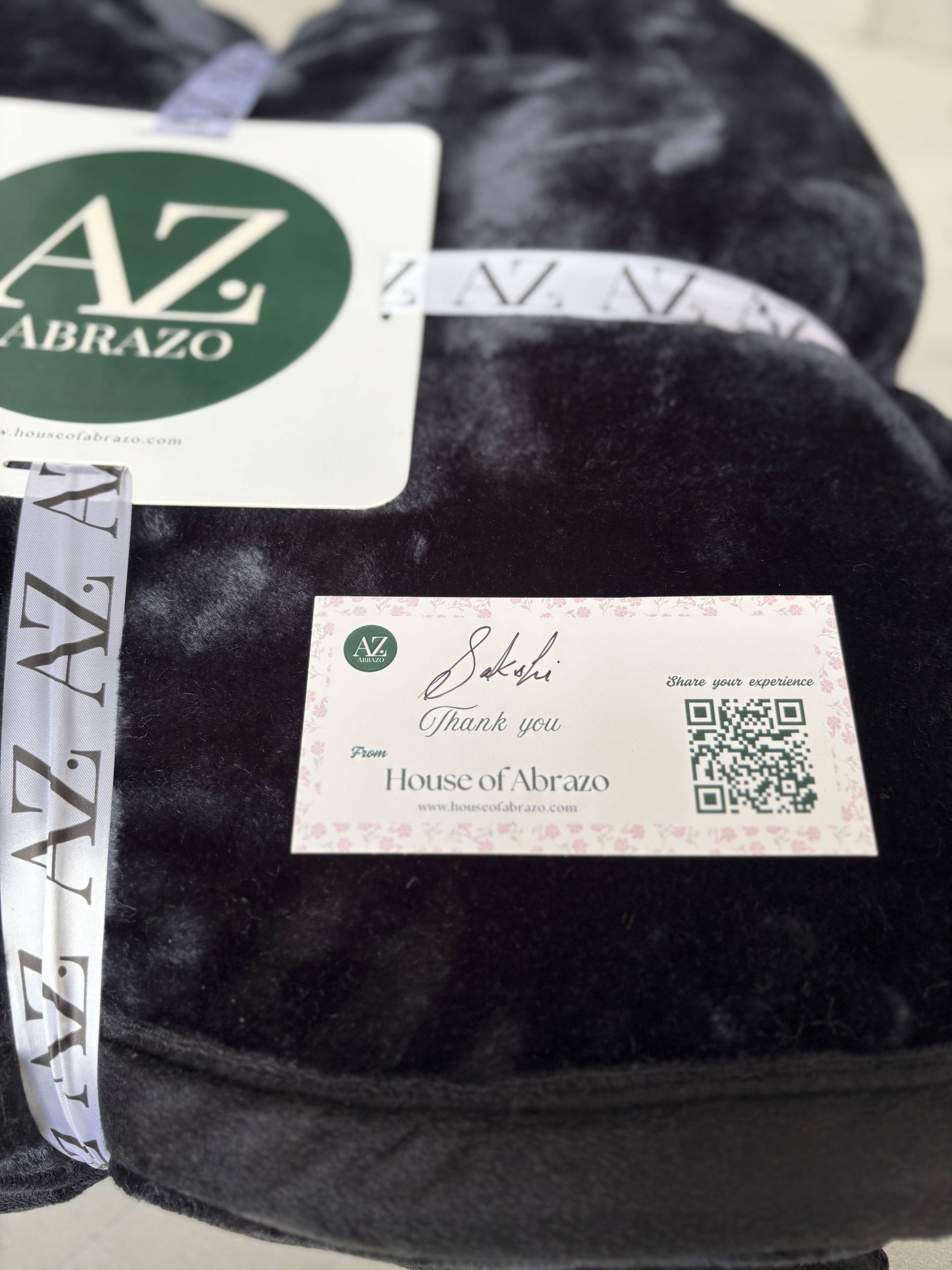 Midnight Black - Premium Double Bed All Season Blanket