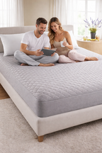 Water Proof 3 Layer Mattress Cover- Grey