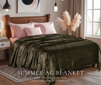Toasted Olive - Super Soft All Season Premium AC Blanket