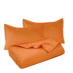 Premium Flat Bedsheet Set with Pillow Covers – Mustard