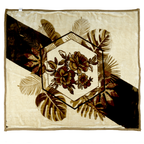 Tulip Heavy Winter Season Double Bed Reversible Blanket  - Ambrose Green