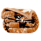 Tulip Heavy Winter Season Double Bed Reversible Blanket  - Ambrose Beige
