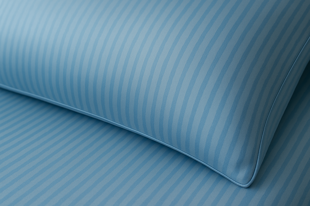 Blue Whisper - Cotton Feel Fitted Bedsheet Set
