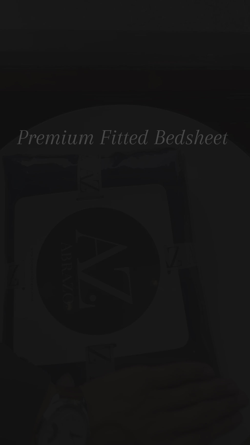 Midnight Blue - Cotton Feel Fitted Bedsheet Set